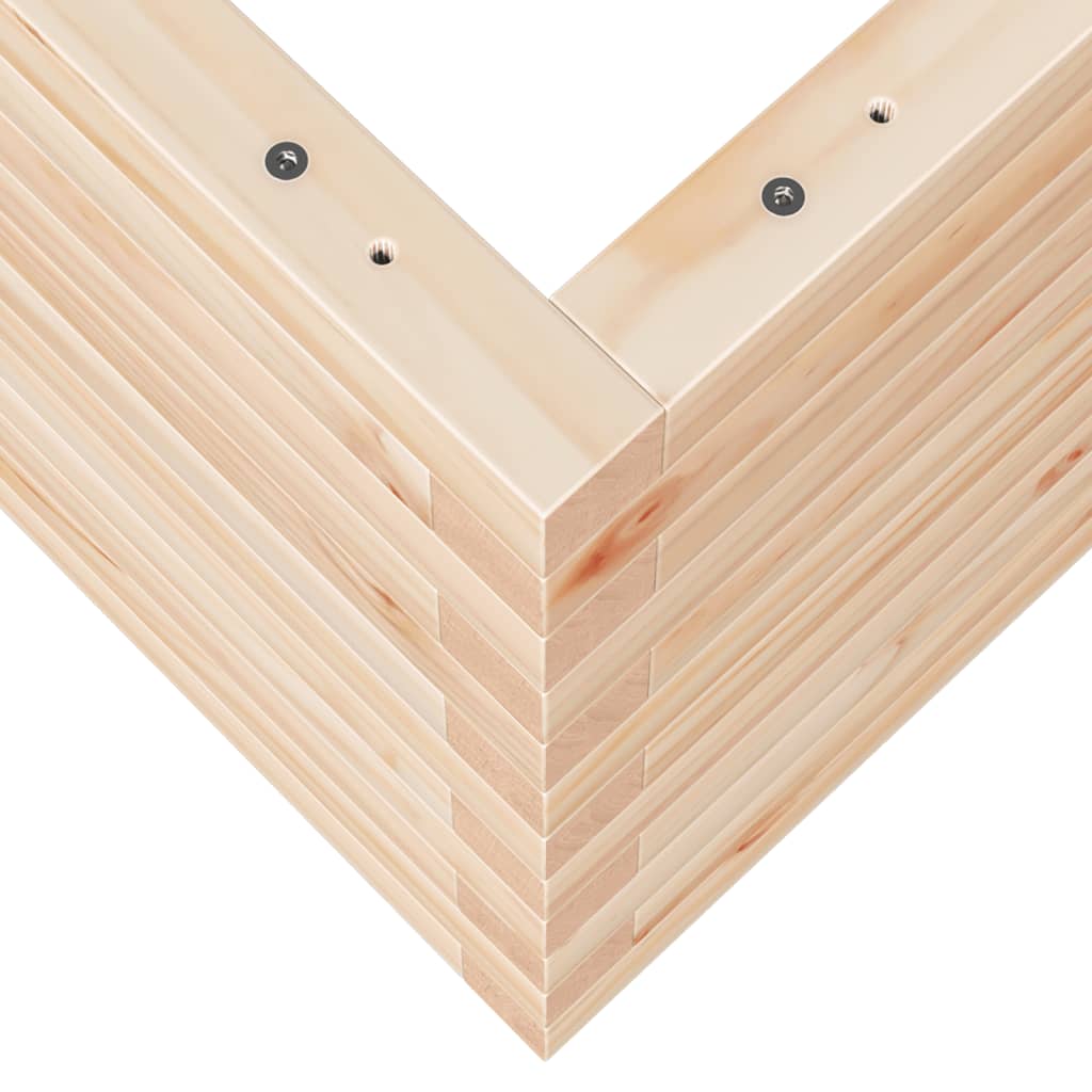 Plantenbak 70x40x45,5 cm massief grenenhout is nu te koop bij PeponiXL, paradijselijk wonen!