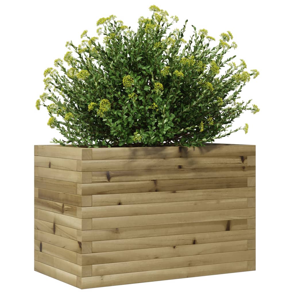 Plantenbak 70x40x45,5 cm geïmpregneerd grenenhout is nu te koop bij PeponiXL, paradijselijk wonen!