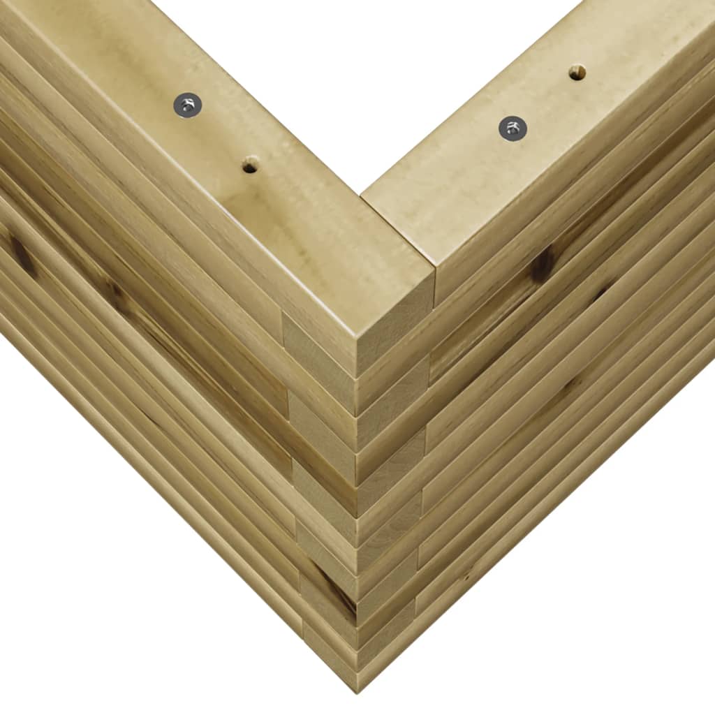 Plantenbak 70x40x45,5 cm geïmpregneerd grenenhout is nu te koop bij PeponiXL, paradijselijk wonen!