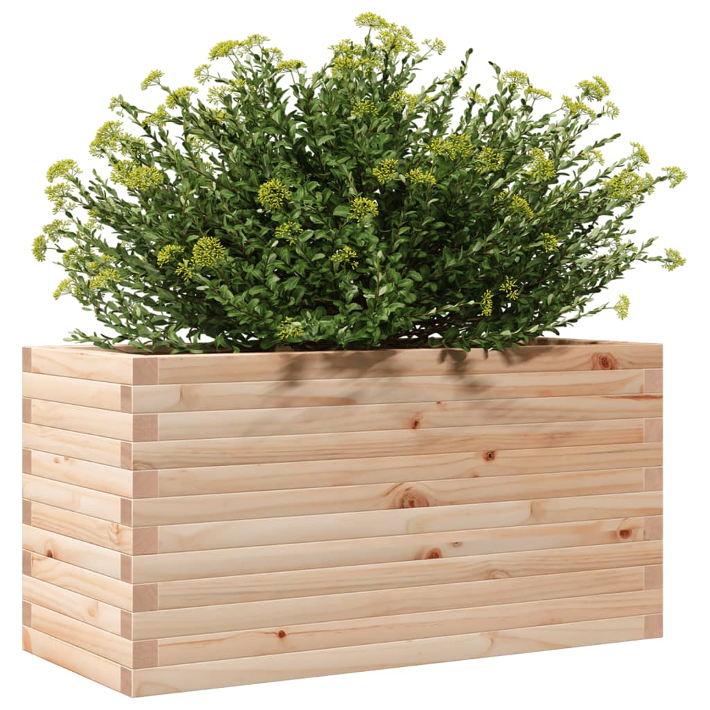 Plantenbak 90x40x45,5 cm massief grenenhout is nu te koop bij PeponiXL, paradijselijk wonen!