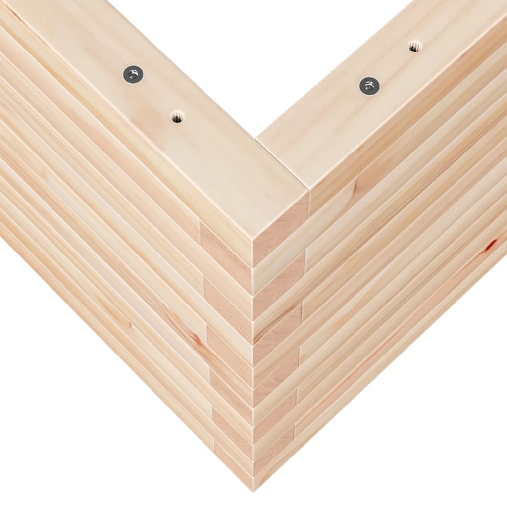 Plantenbak 90x40x45,5 cm massief grenenhout is nu te koop bij PeponiXL, paradijselijk wonen!