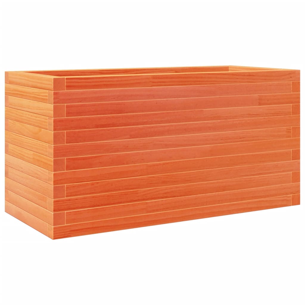 Plantenbak 90x40x45,5 cm massief grenenhout wasbruin is nu te koop bij PeponiXL, paradijselijk wonen!