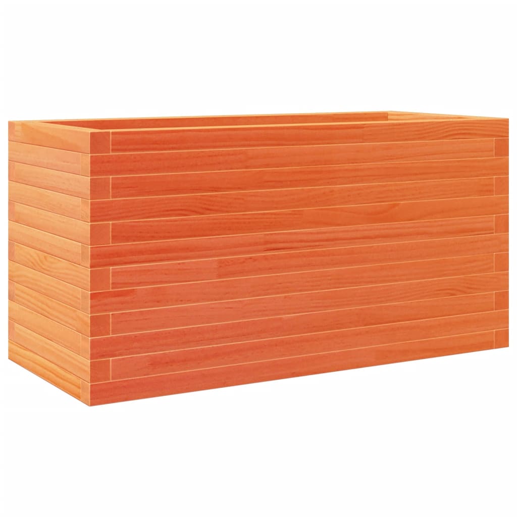 Plantenbak 90x40x45,5 cm massief grenenhout wasbruin is nu te koop bij PeponiXL, paradijselijk wonen!