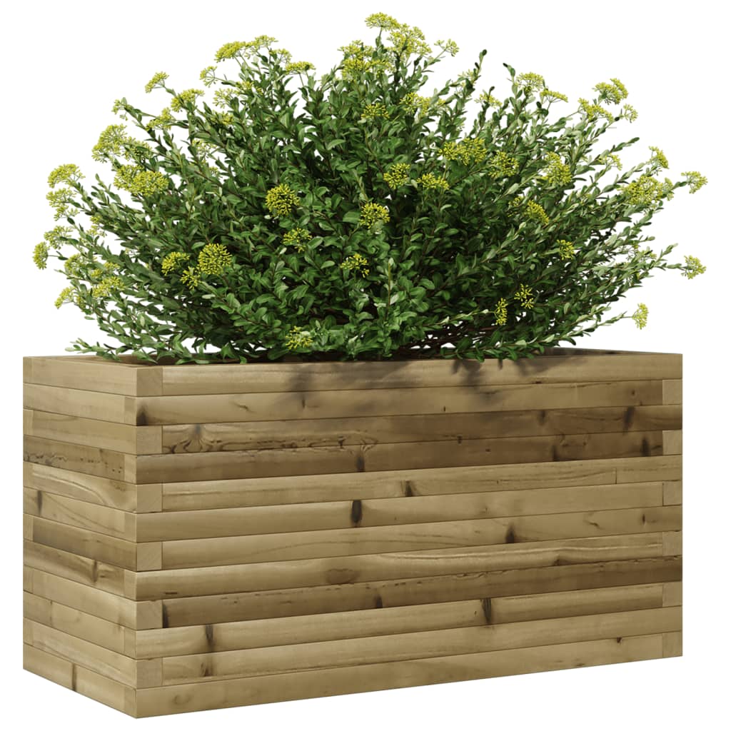 Plantenbak 90x40x45,5 cm geïmpregneerd grenenhout is nu te koop bij PeponiXL, paradijselijk wonen!