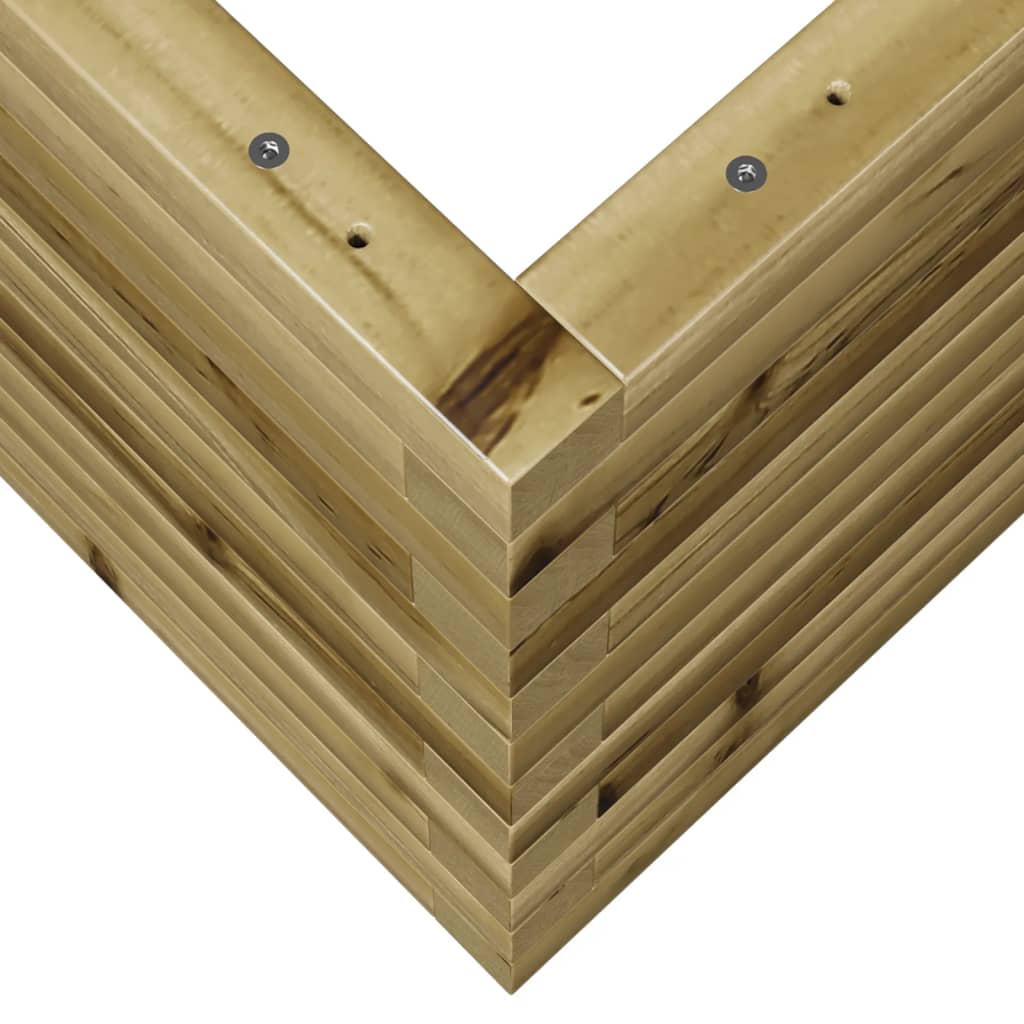 Plantenbak 90x40x45,5 cm geïmpregneerd grenenhout is nu te koop bij PeponiXL, paradijselijk wonen!