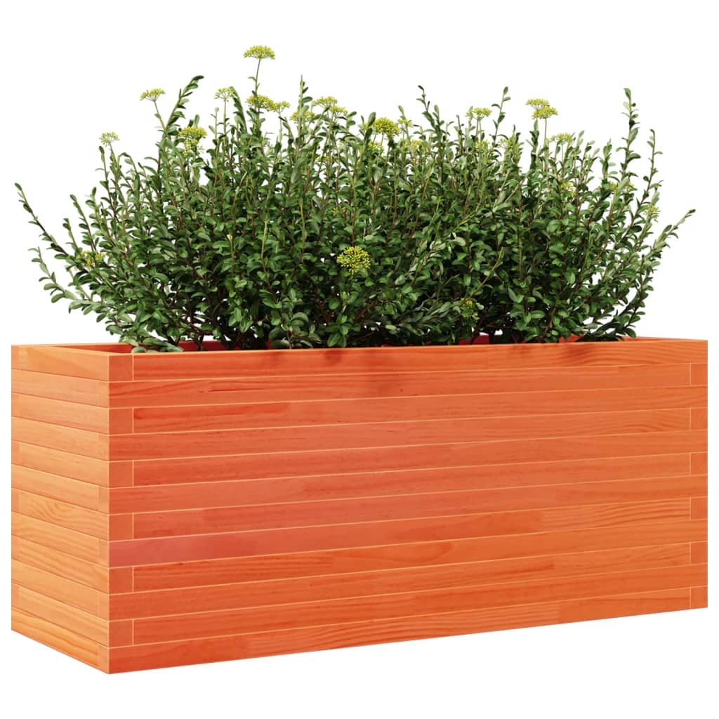 Plantenbak 110x40x45,5 cm massief grenenhout wasbruin is nu te koop bij PeponiXL, paradijselijk wonen!