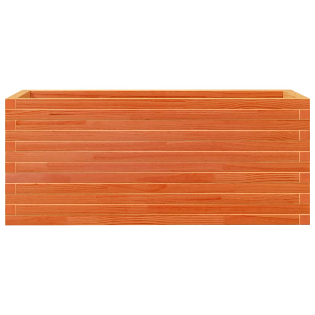 Plantenbak 110x40x45,5 cm massief grenenhout wasbruin is nu te koop bij PeponiXL, paradijselijk wonen!