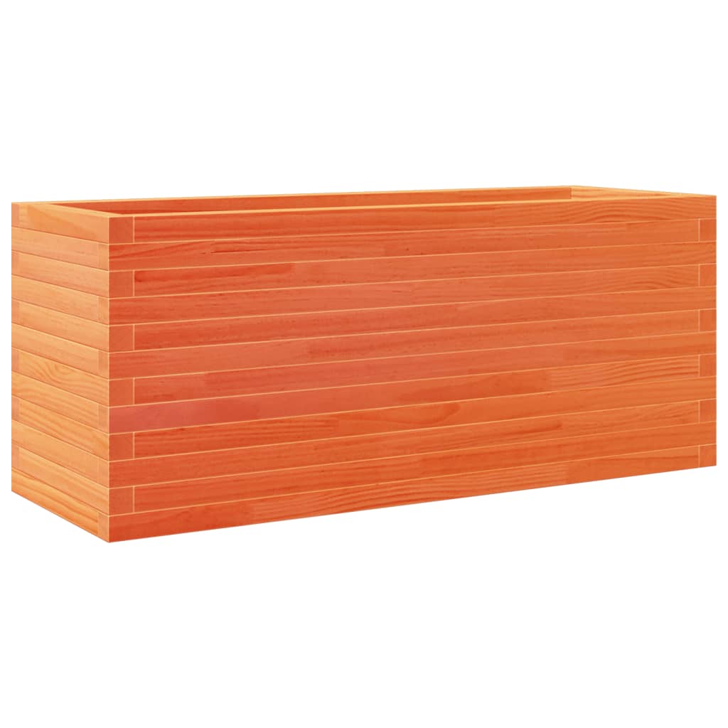 Plantenbak 110x40x45,5 cm massief grenenhout wasbruin is nu te koop bij PeponiXL, paradijselijk wonen!