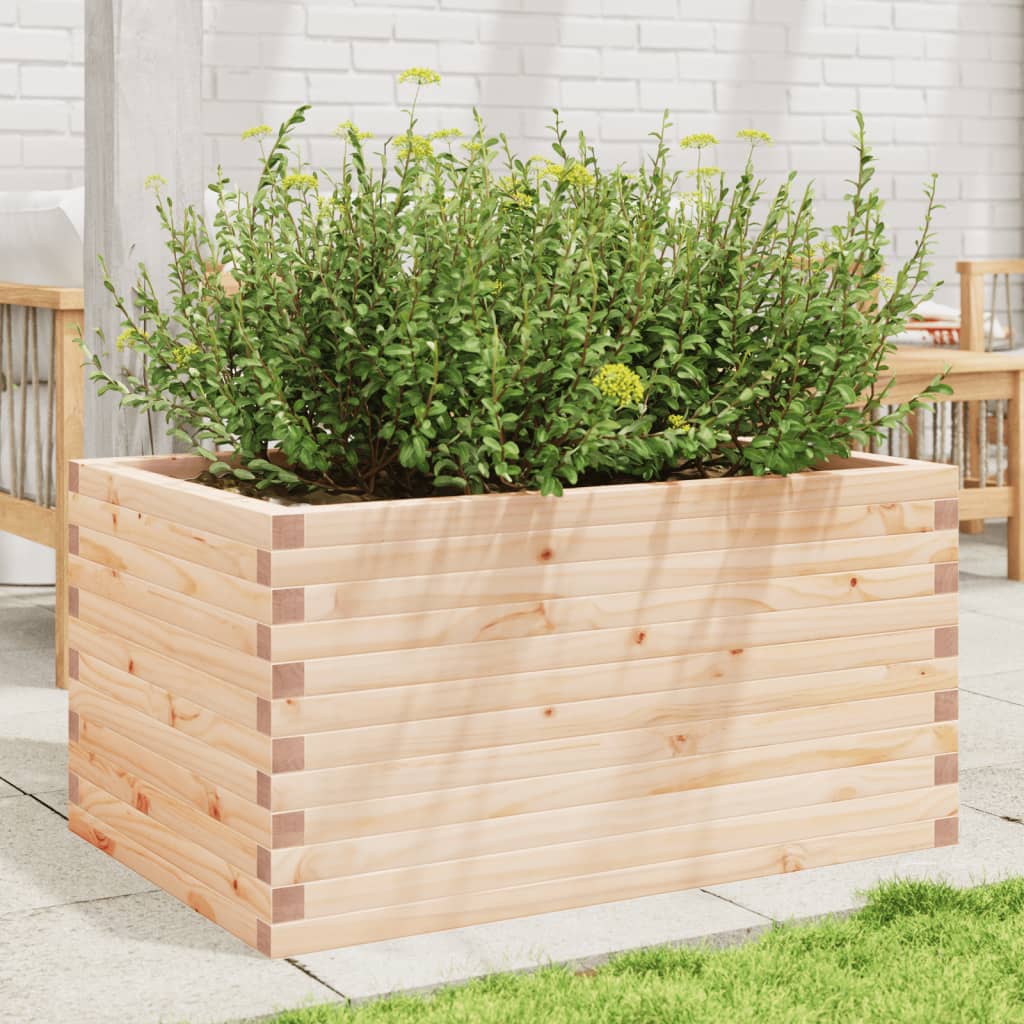 Plantenbak 90x60x45,5 cm massief grenenhout is nu te koop bij PeponiXL, paradijselijk wonen!