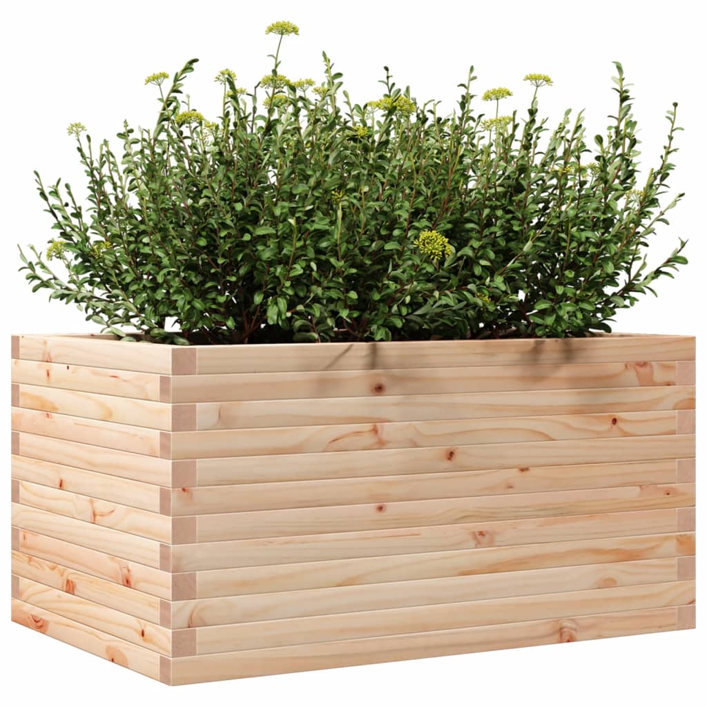 Plantenbak 90x60x45,5 cm massief grenenhout is nu te koop bij PeponiXL, paradijselijk wonen!
