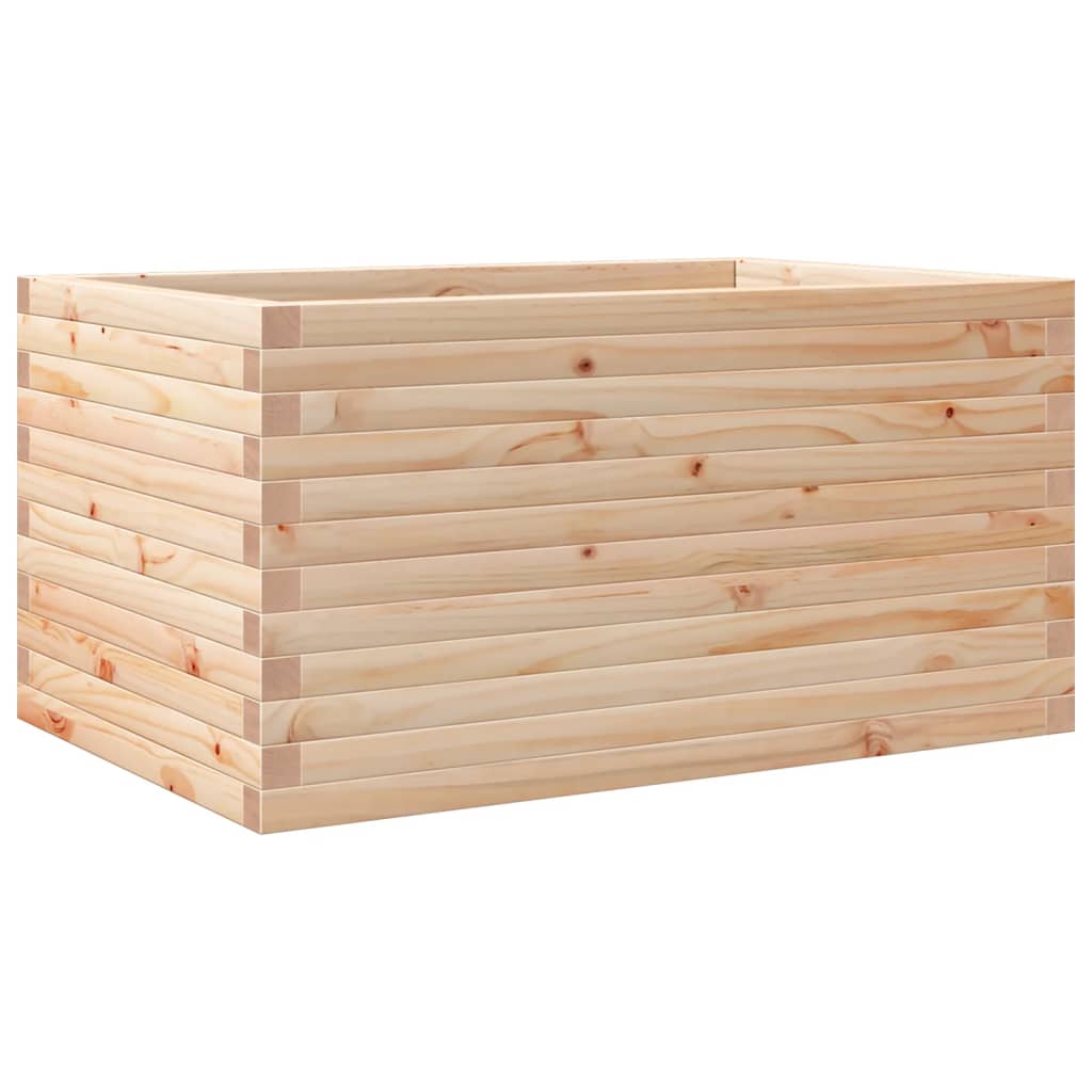 Plantenbak 90x60x45,5 cm massief grenenhout is nu te koop bij PeponiXL, paradijselijk wonen!
