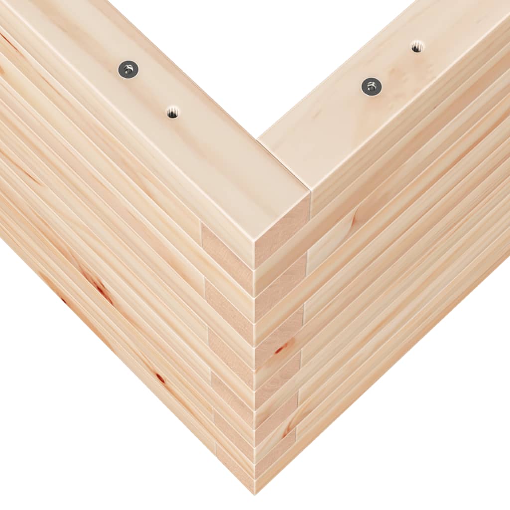 Plantenbak 90x60x45,5 cm massief grenenhout is nu te koop bij PeponiXL, paradijselijk wonen!