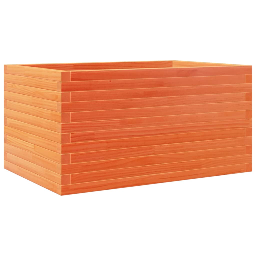 Plantenbak 90x60x45,5 cm massief grenenhout wasbruin is nu te koop bij PeponiXL, paradijselijk wonen!