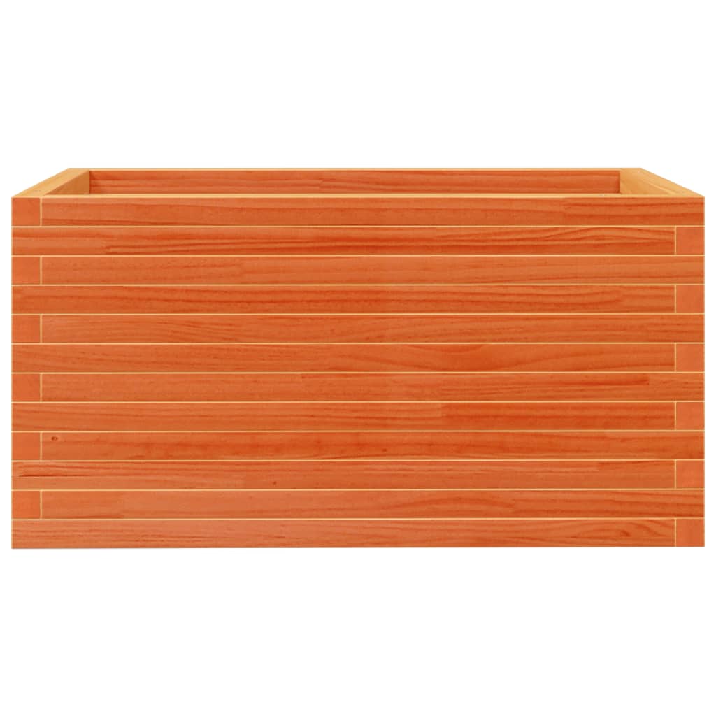 Plantenbak 90x60x45,5 cm massief grenenhout wasbruin is nu te koop bij PeponiXL, paradijselijk wonen!