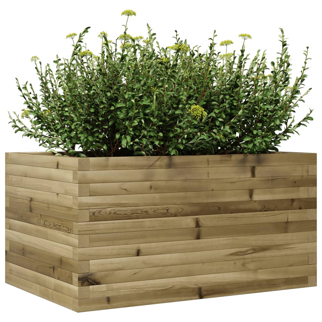 Plantenbak 90x60x45,5 cm geïmpregneerd grenenhout is nu te koop bij PeponiXL, paradijselijk wonen!