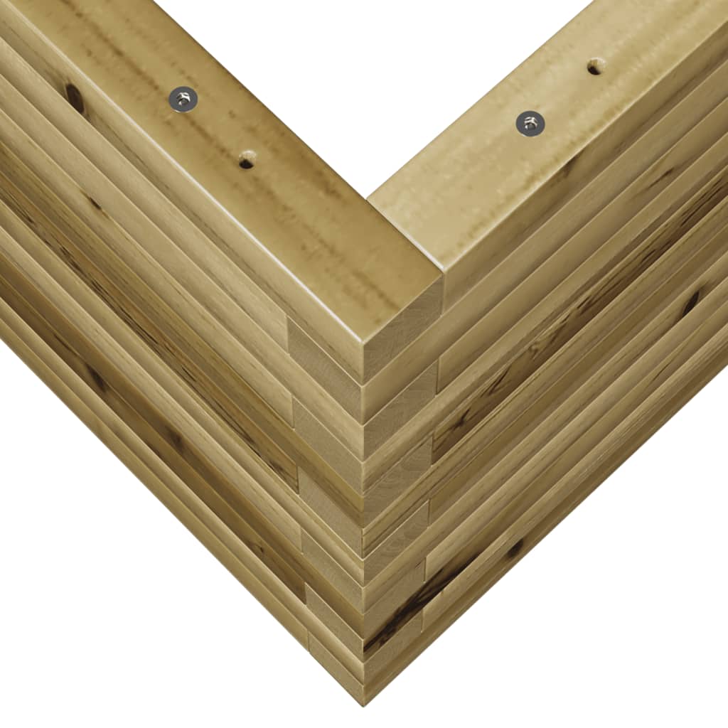 Plantenbak 90x60x45,5 cm geïmpregneerd grenenhout is nu te koop bij PeponiXL, paradijselijk wonen!