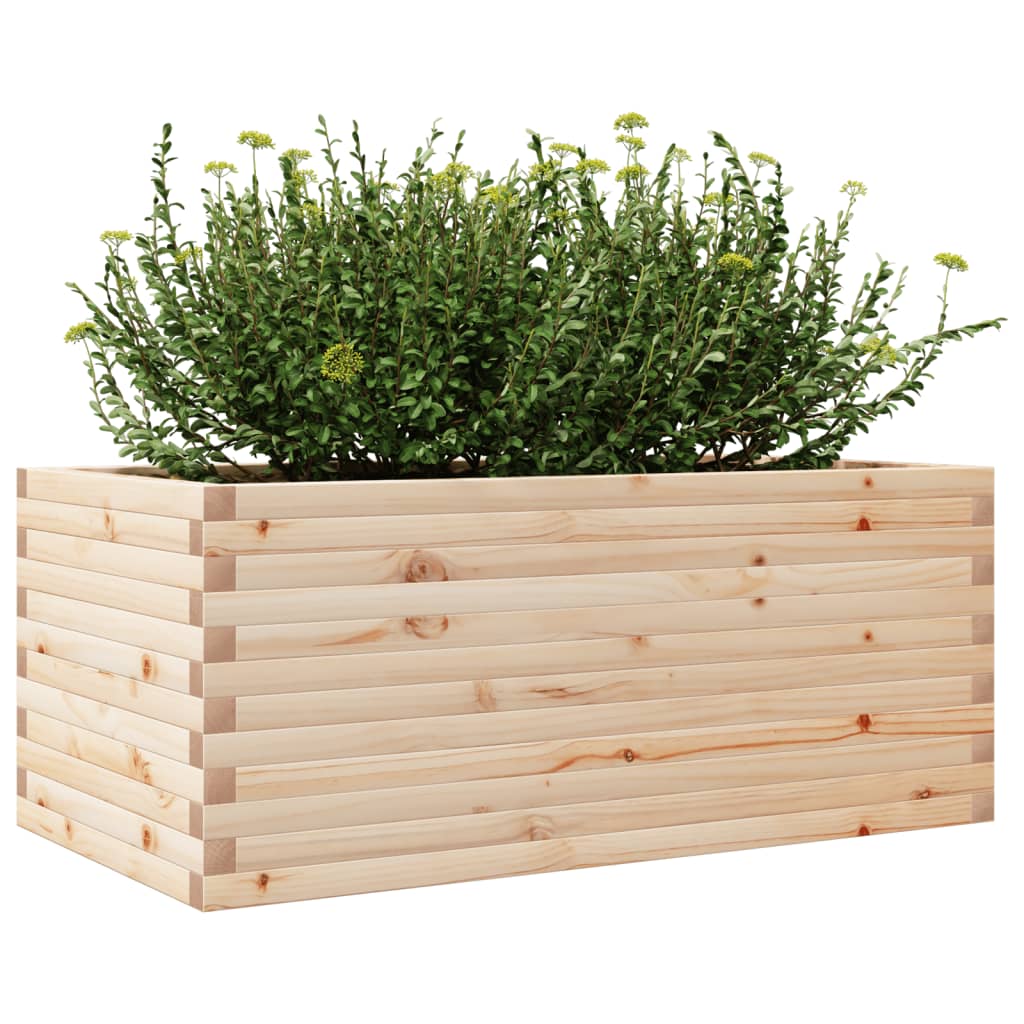 Plantenbak 110x60x45,5 cm massief grenenhout is nu te koop bij PeponiXL, paradijselijk wonen!