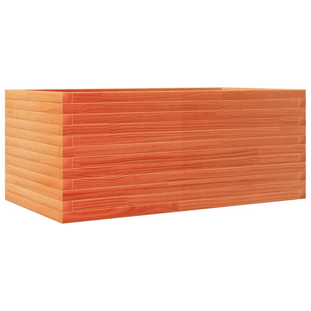 Plantenbak 110x60x45,5 cm massief grenenhout wasbruin is nu te koop bij PeponiXL, paradijselijk wonen!