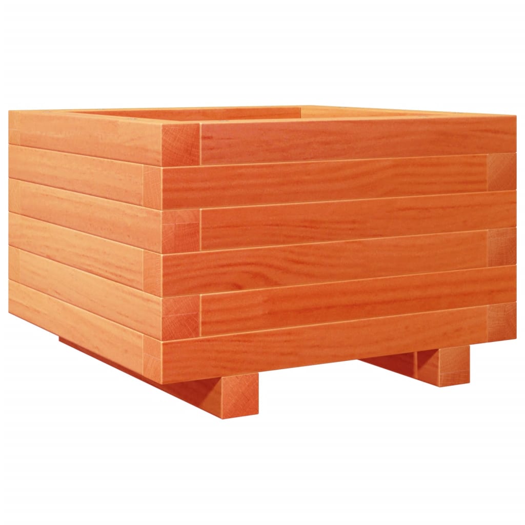 Plantenbak 40x40x26,5 cm massief grenenhout wasbruin is nu te koop bij PeponiXL, paradijselijk wonen!