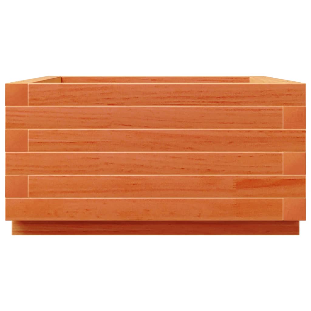 Plantenbak 50x50x26,5 cm massief grenenhout wasbruin is nu te koop bij PeponiXL, paradijselijk wonen!