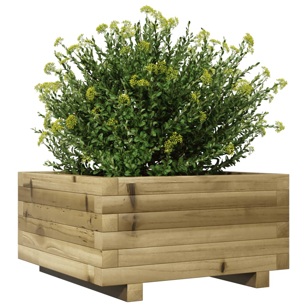 Plantenbak 50x50x26,5 cm geïmpregneerd grenenhout is nu te koop bij PeponiXL, paradijselijk wonen!