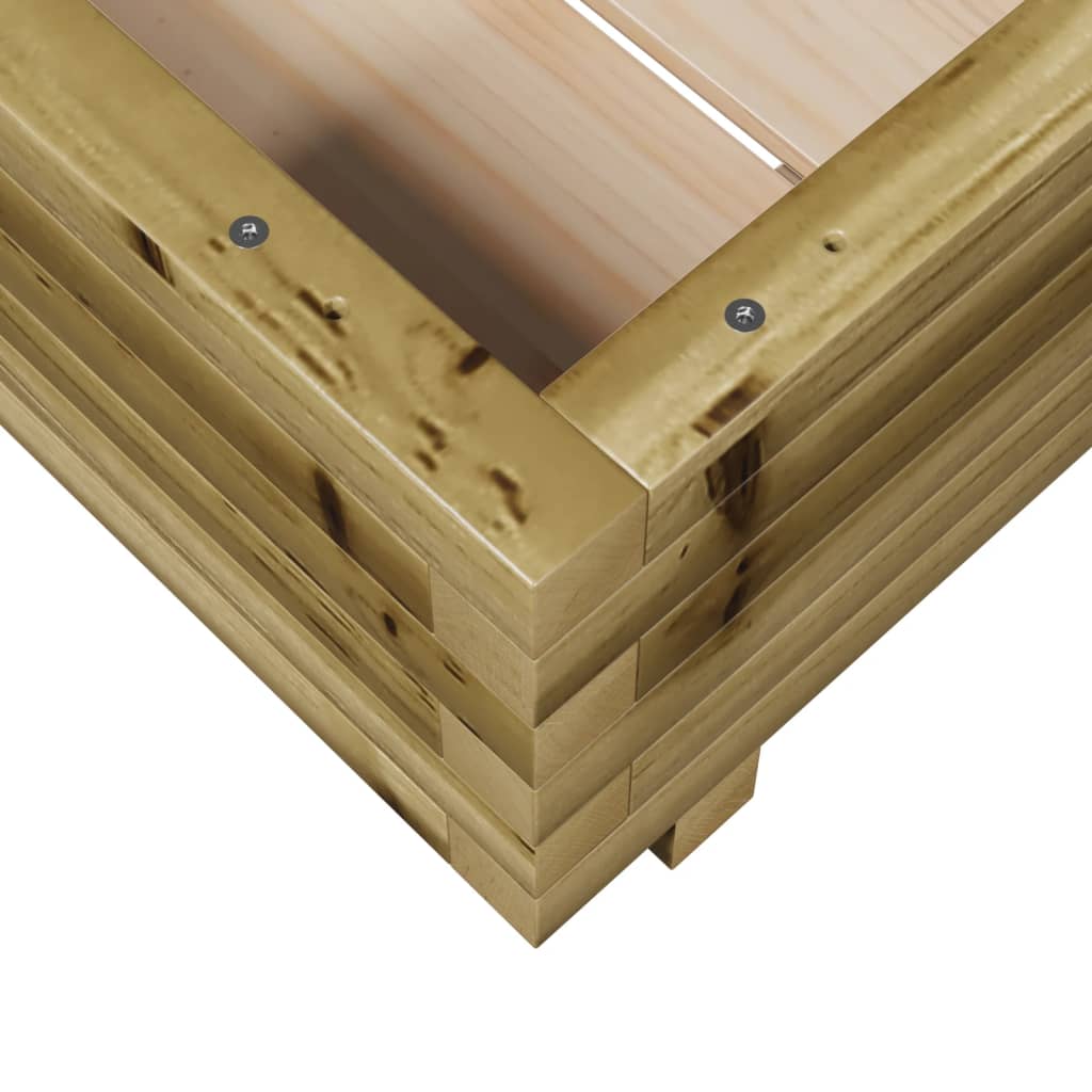 Plantenbak 50x50x26,5 cm geïmpregneerd grenenhout is nu te koop bij PeponiXL, paradijselijk wonen!