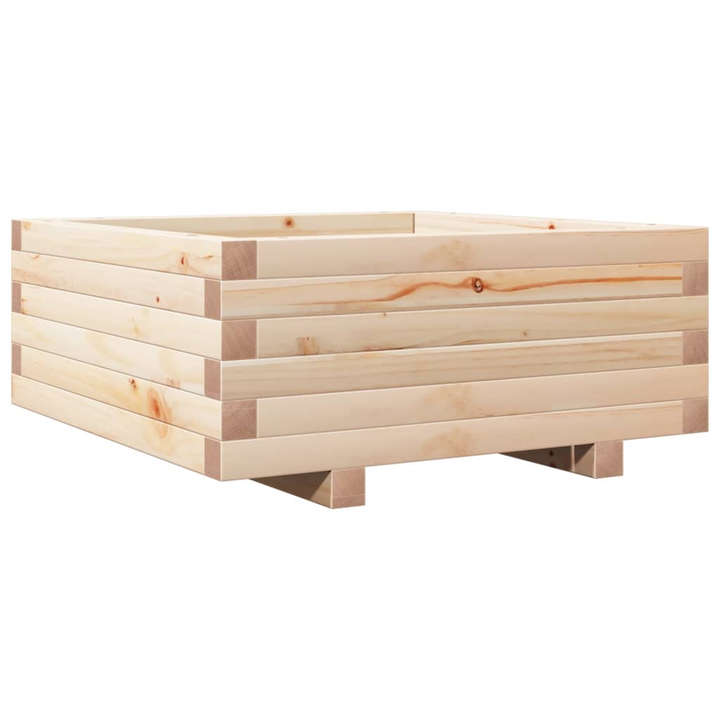 Plantenbak 60x60x26,5 cm massief grenenhout is nu te koop bij PeponiXL, paradijselijk wonen!