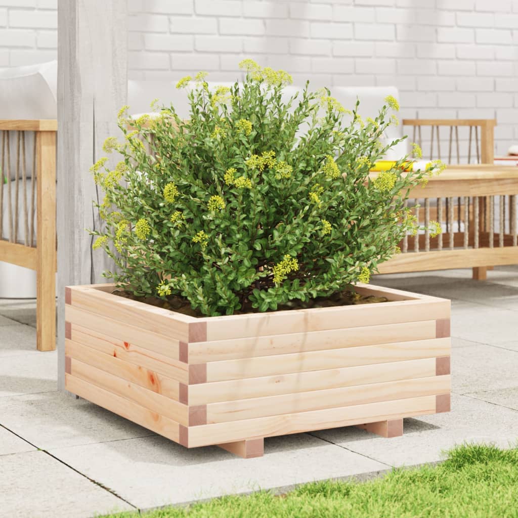 Plantenbak 60x60x26,5 cm massief grenenhout is nu te koop bij PeponiXL, paradijselijk wonen!