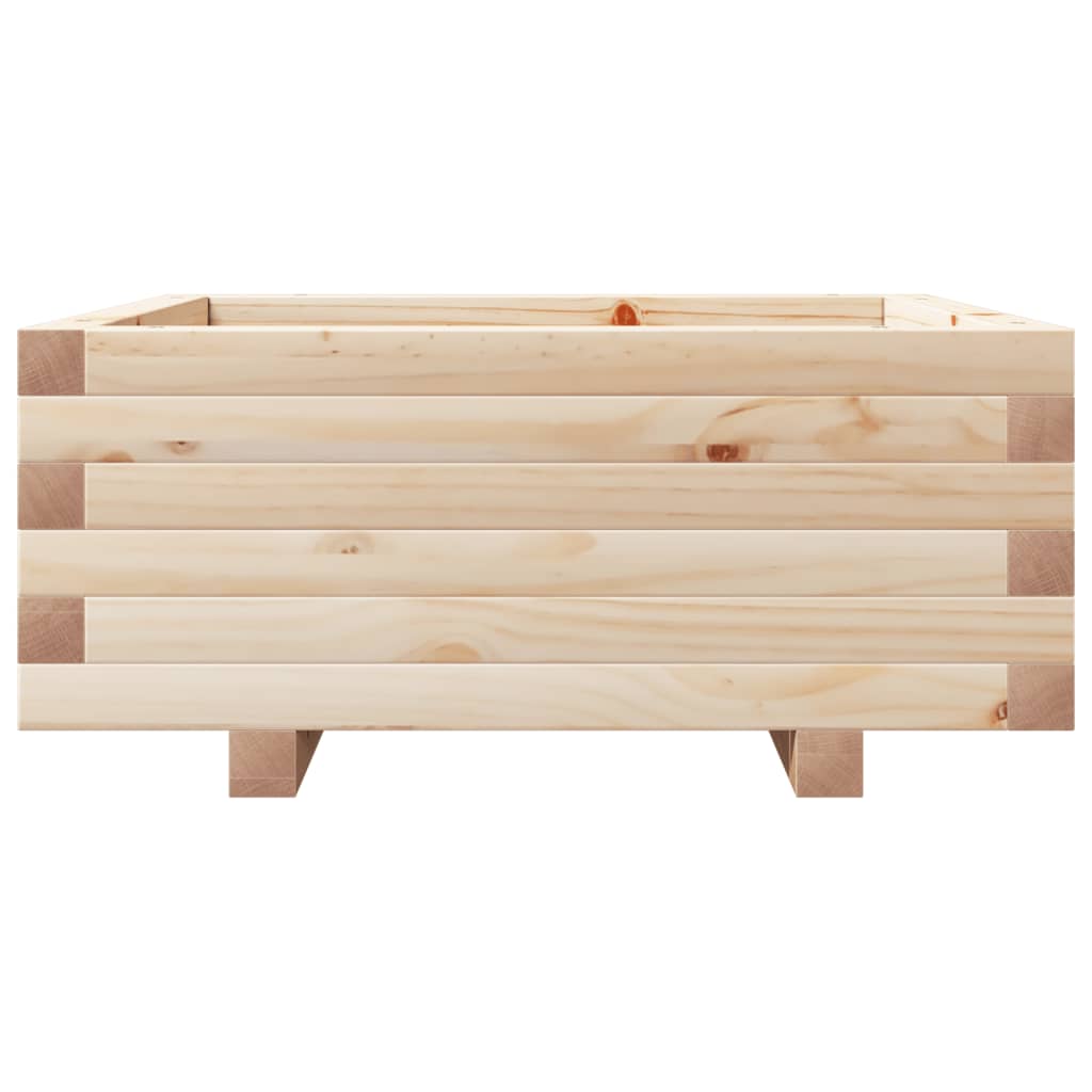 Plantenbak 60x60x26,5 cm massief grenenhout is nu te koop bij PeponiXL, paradijselijk wonen!