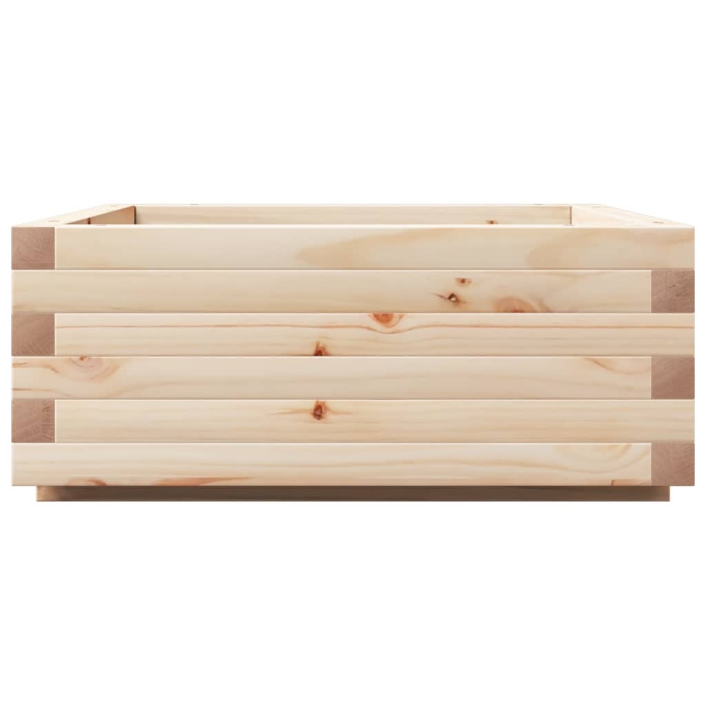 Plantenbak 60x60x26,5 cm massief grenenhout is nu te koop bij PeponiXL, paradijselijk wonen!