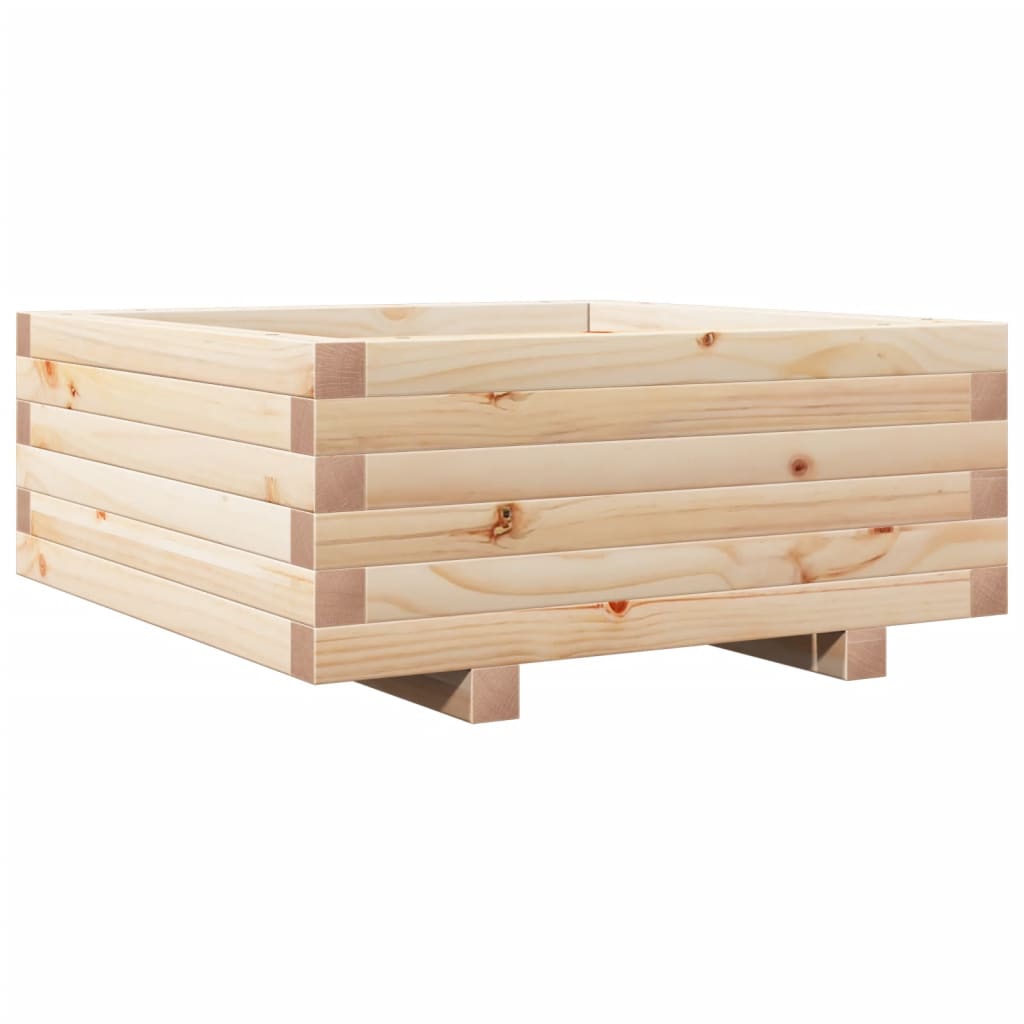 Plantenbak 60x60x26,5 cm massief grenenhout is nu te koop bij PeponiXL, paradijselijk wonen!