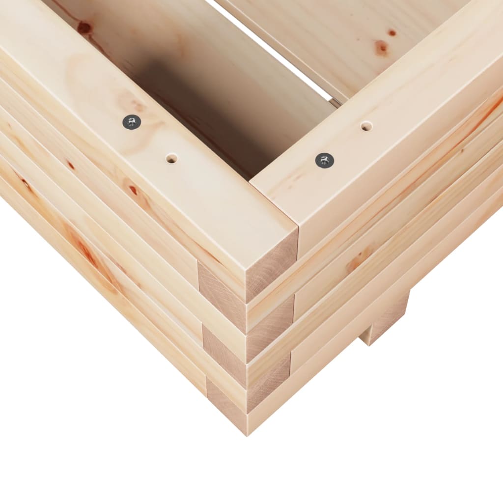 Plantenbak 60x60x26,5 cm massief grenenhout is nu te koop bij PeponiXL, paradijselijk wonen!