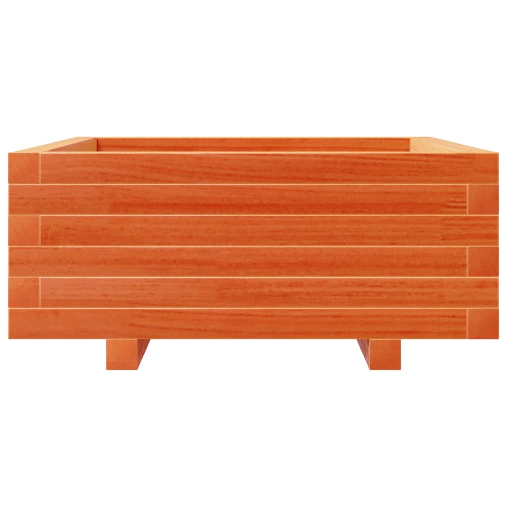 Plantenbak 60x60x26,5 cm massief grenenhout wasbruin is nu te koop bij PeponiXL, paradijselijk wonen!
