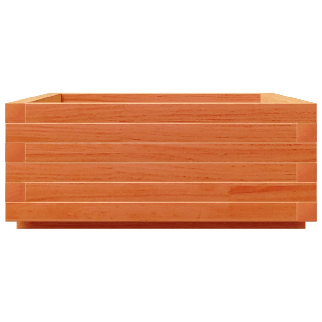 Plantenbak 60x60x26,5 cm massief grenenhout wasbruin is nu te koop bij PeponiXL, paradijselijk wonen!