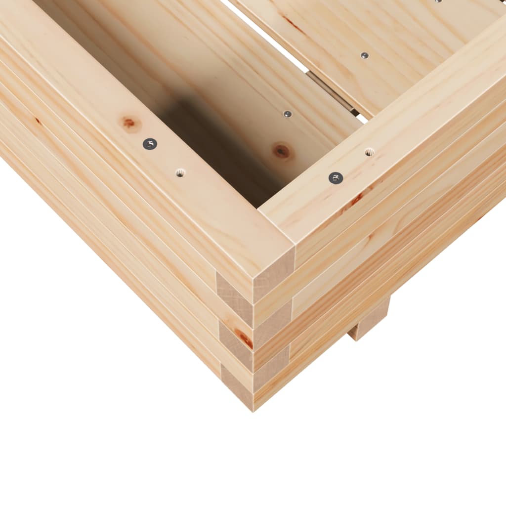 Plantenbak 70x70x26,5 cm massief grenenhout is nu te koop bij PeponiXL, paradijselijk wonen!