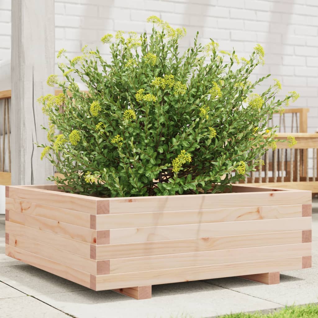 Plantenbak 70x70x26,5 cm massief grenenhout is nu te koop bij PeponiXL, paradijselijk wonen!