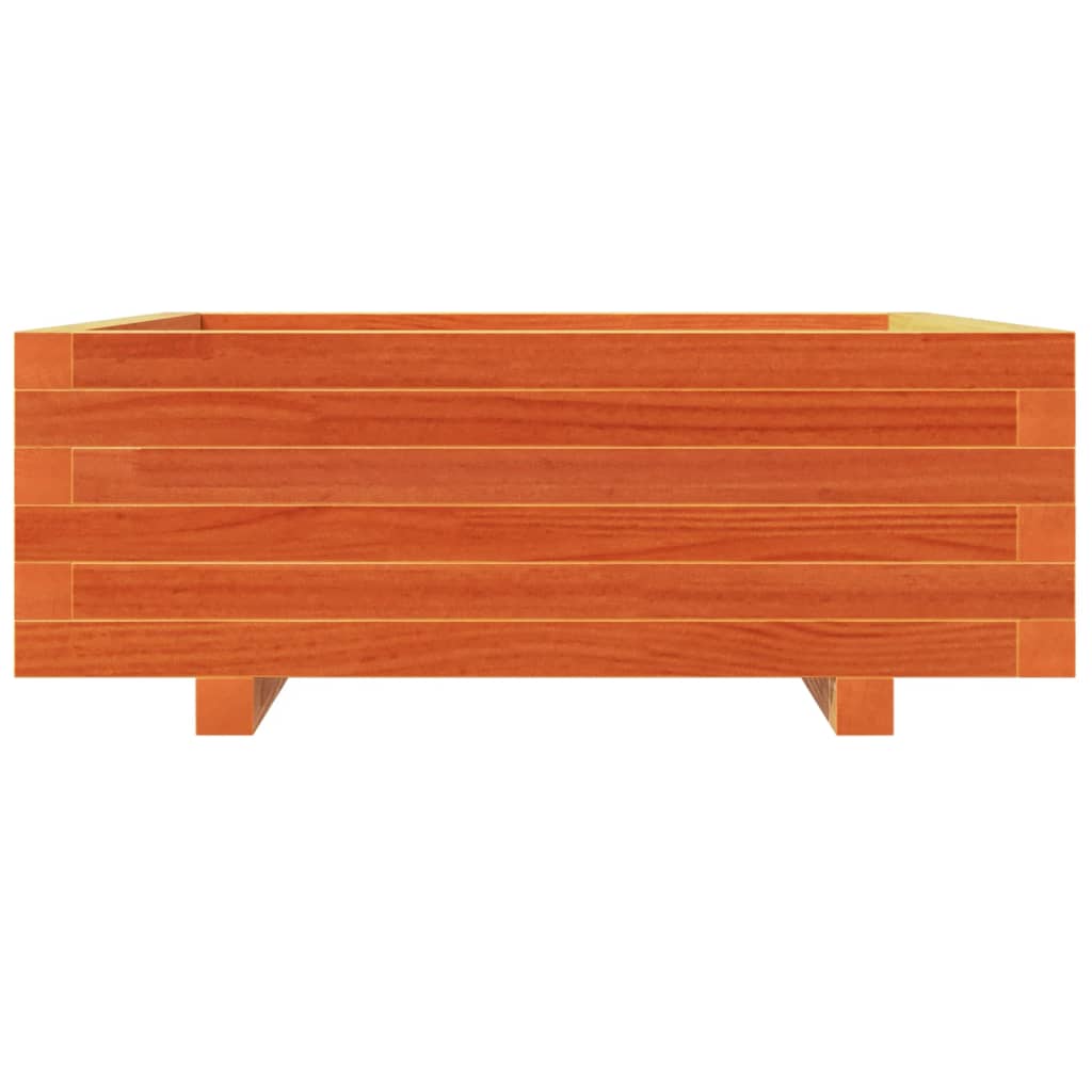 Plantenbak 70x70x26,5 cm massief grenenhout wasbruin is nu te koop bij PeponiXL, paradijselijk wonen!