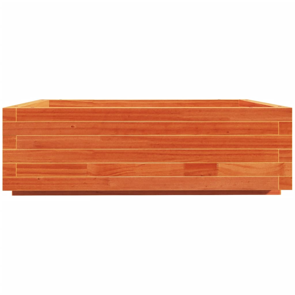 Plantenbak 80x80x26,5 cm massief grenenhout wasbruin is nu te koop bij PeponiXL, paradijselijk wonen!