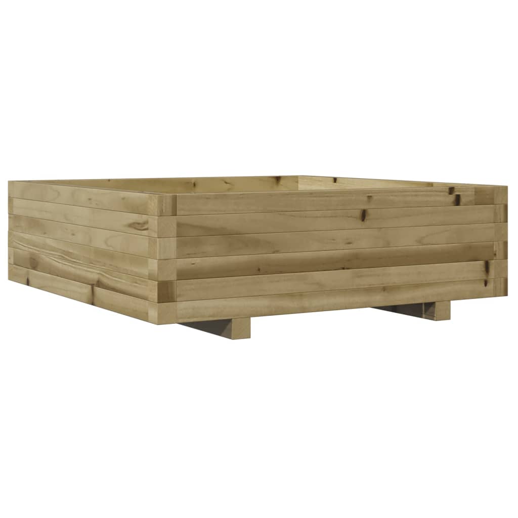 Plantenbak 80x80x26,5 cm geïmpregneerd grenenhout is nu te koop bij PeponiXL, paradijselijk wonen!