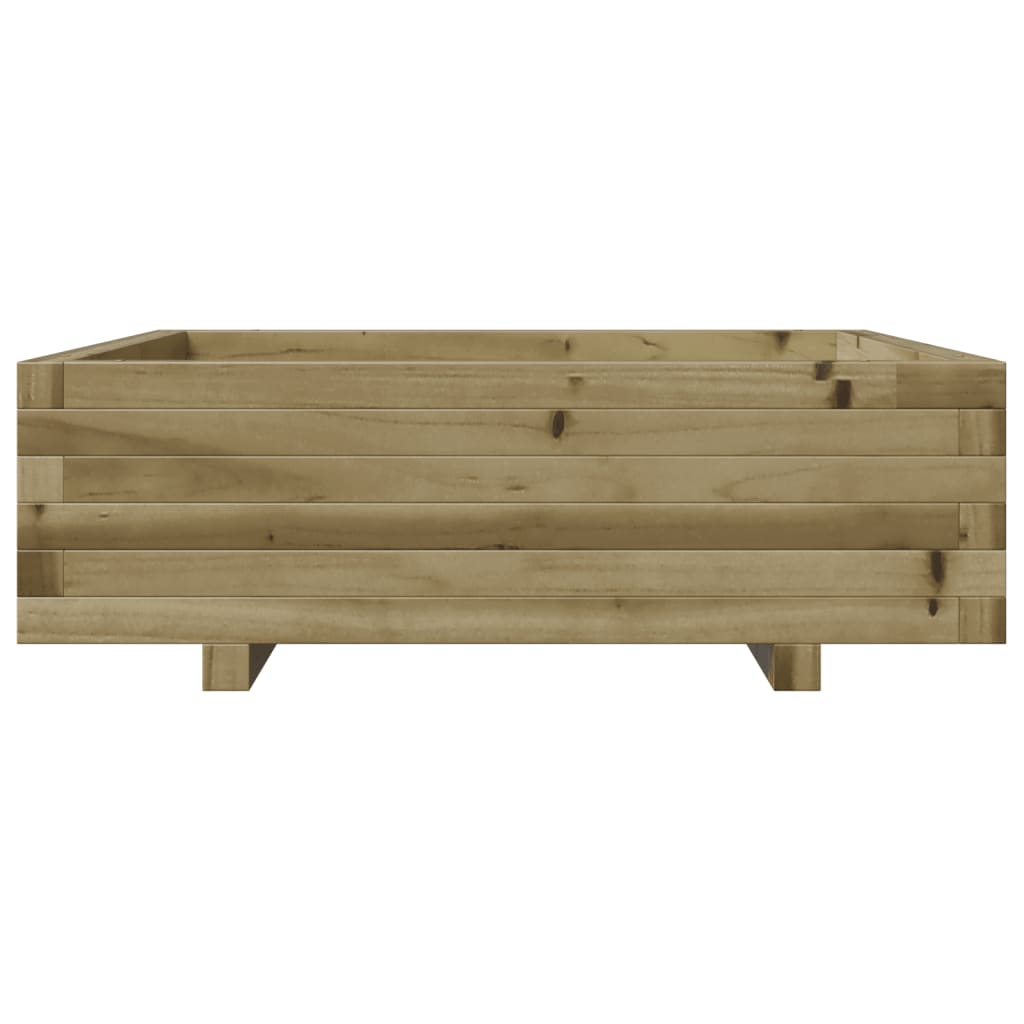 Plantenbak 80x80x26,5 cm geïmpregneerd grenenhout is nu te koop bij PeponiXL, paradijselijk wonen!