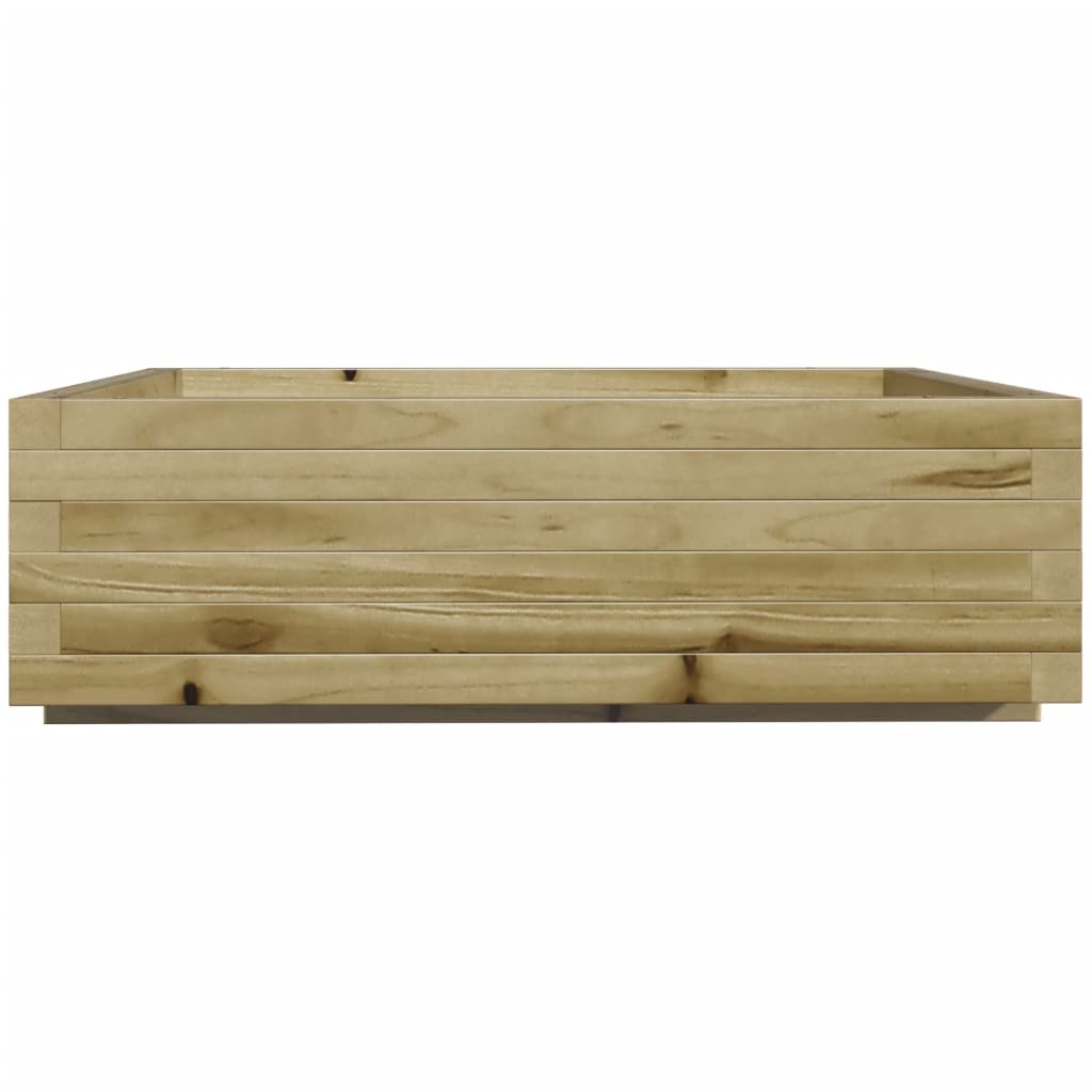 Plantenbak 80x80x26,5 cm geïmpregneerd grenenhout is nu te koop bij PeponiXL, paradijselijk wonen!
