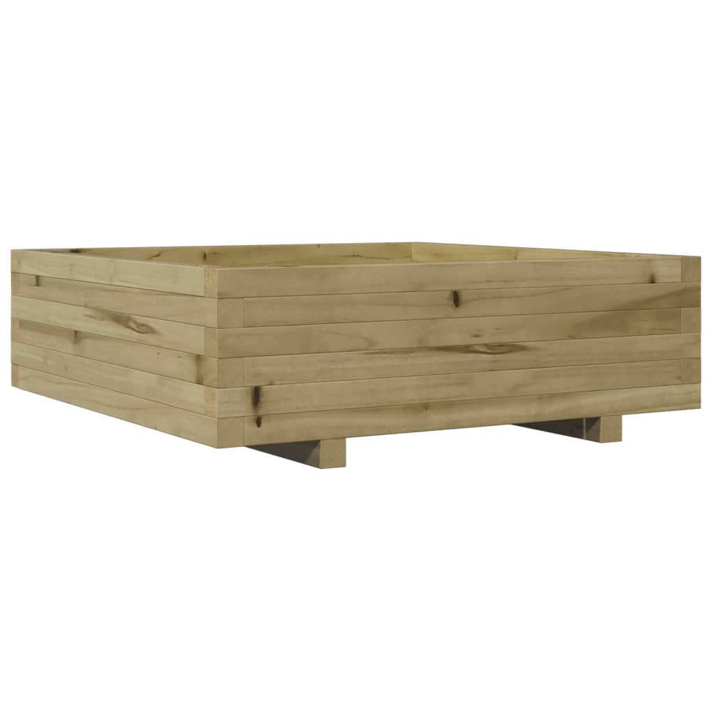 Plantenbak 80x80x26,5 cm geïmpregneerd grenenhout is nu te koop bij PeponiXL, paradijselijk wonen!