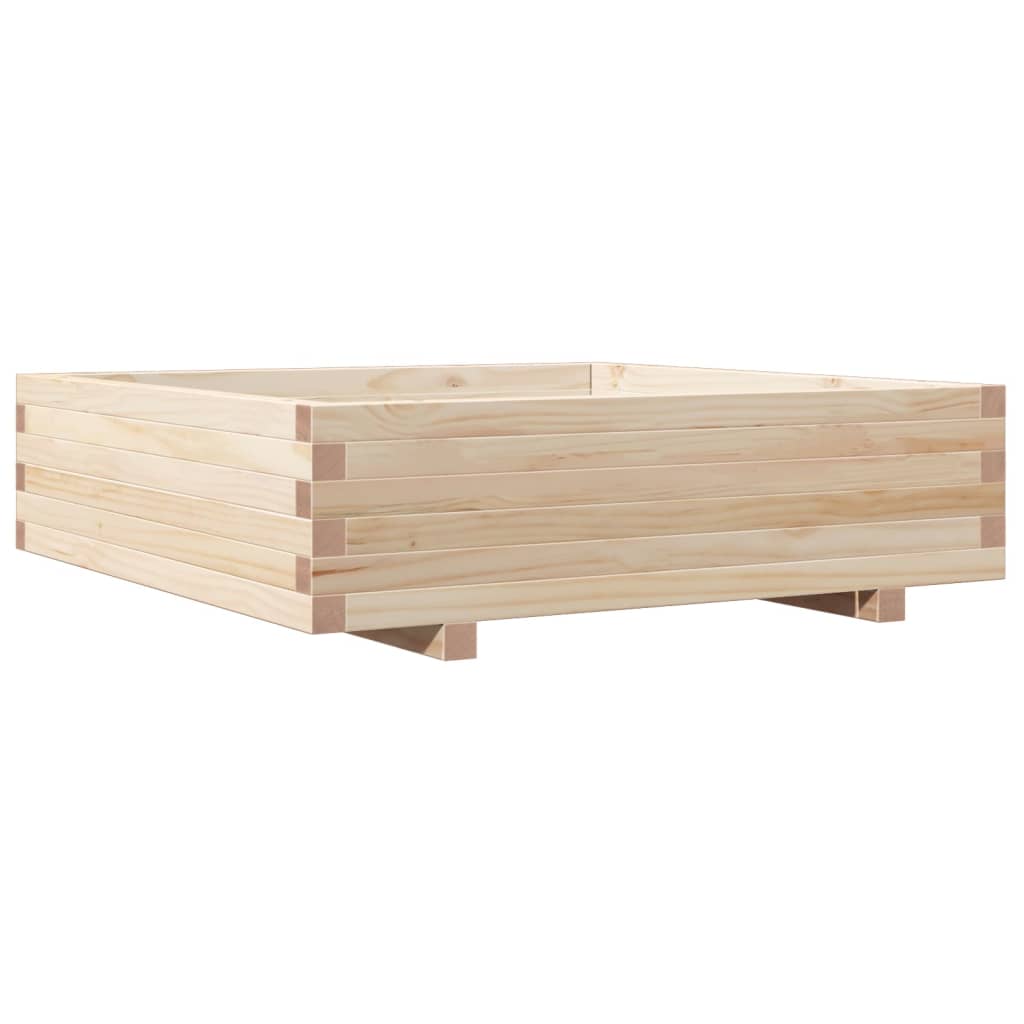 Plantenbak 90x90x26,5 cm massief grenenhout is nu te koop bij PeponiXL, paradijselijk wonen!