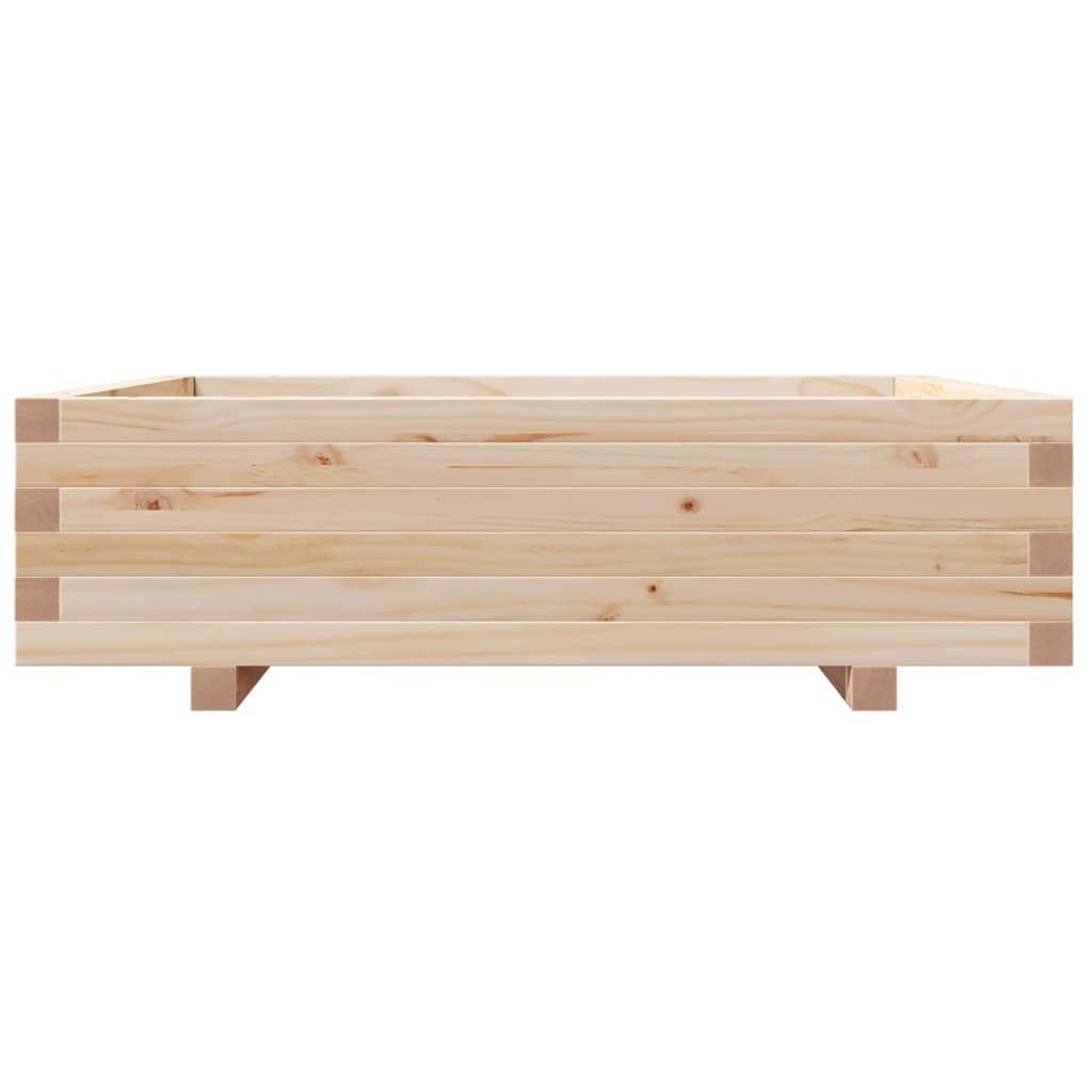 Plantenbak 90x90x26,5 cm massief grenenhout is nu te koop bij PeponiXL, paradijselijk wonen!