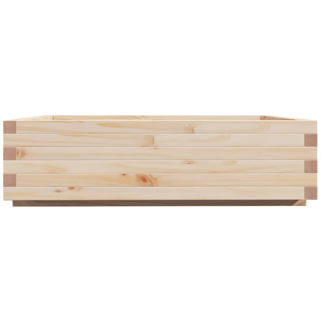 Plantenbak 90x90x26,5 cm massief grenenhout is nu te koop bij PeponiXL, paradijselijk wonen!