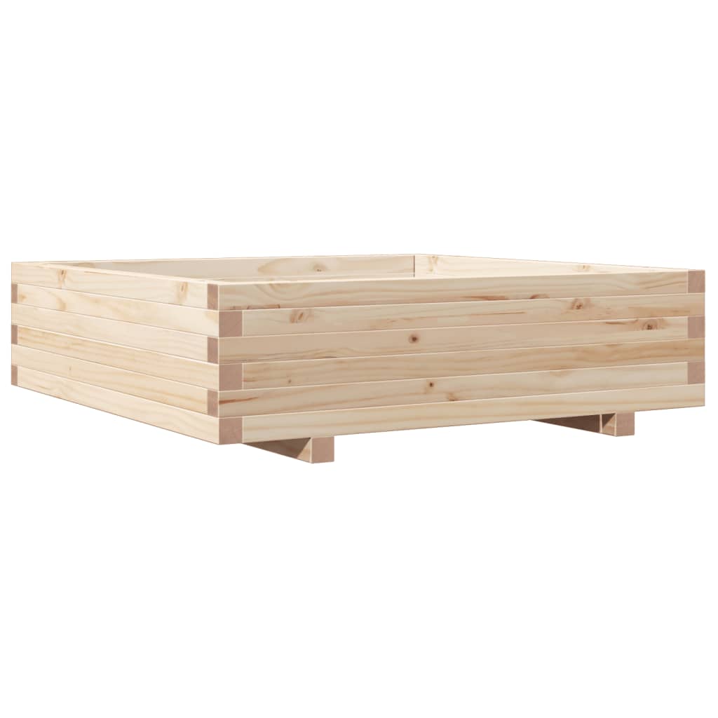 Plantenbak 90x90x26,5 cm massief grenenhout is nu te koop bij PeponiXL, paradijselijk wonen!