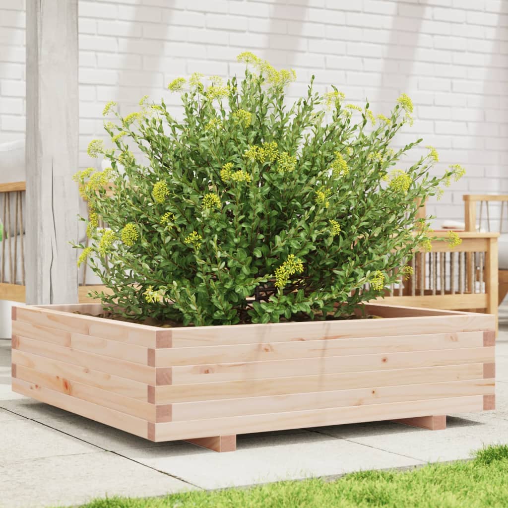 Plantenbak 90x90x26,5 cm massief grenenhout is nu te koop bij PeponiXL, paradijselijk wonen!