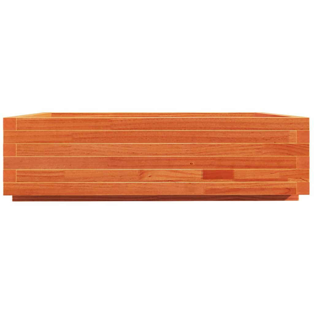 Plantenbak 90x90x26,5 cm massief grenenhout wasbruin is nu te koop bij PeponiXL, paradijselijk wonen!