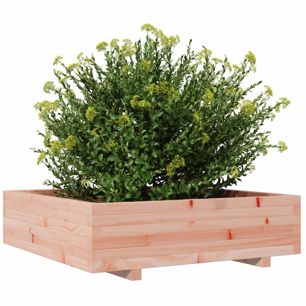 Plantenbak 90x90x26,5 cm massief douglashout is nu te koop bij PeponiXL, paradijselijk wonen!