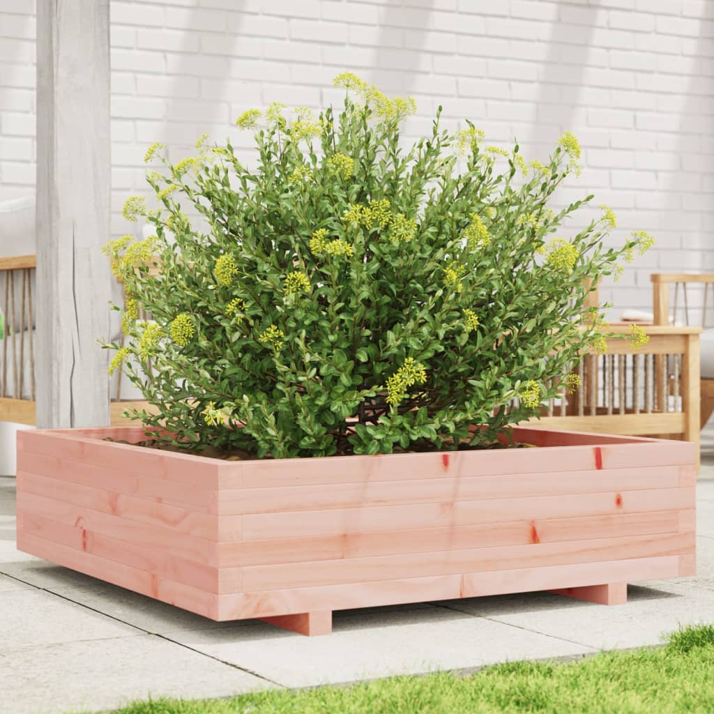 Plantenbak 90x90x26,5 cm massief douglashout is nu te koop bij PeponiXL, paradijselijk wonen!